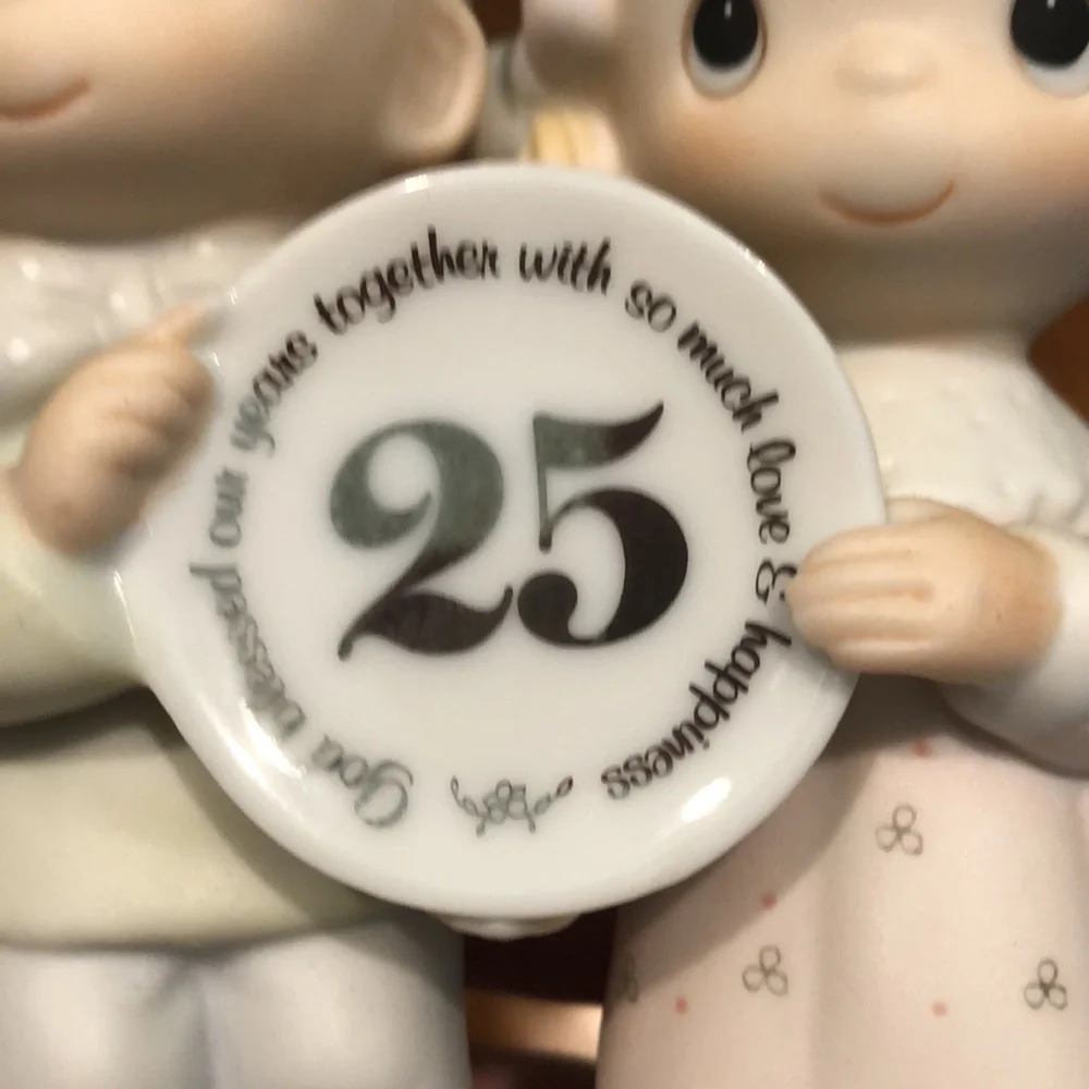 Precious Moments God Blessed Our Years Together With So Much Love And Happiness - Picture 3 of 5